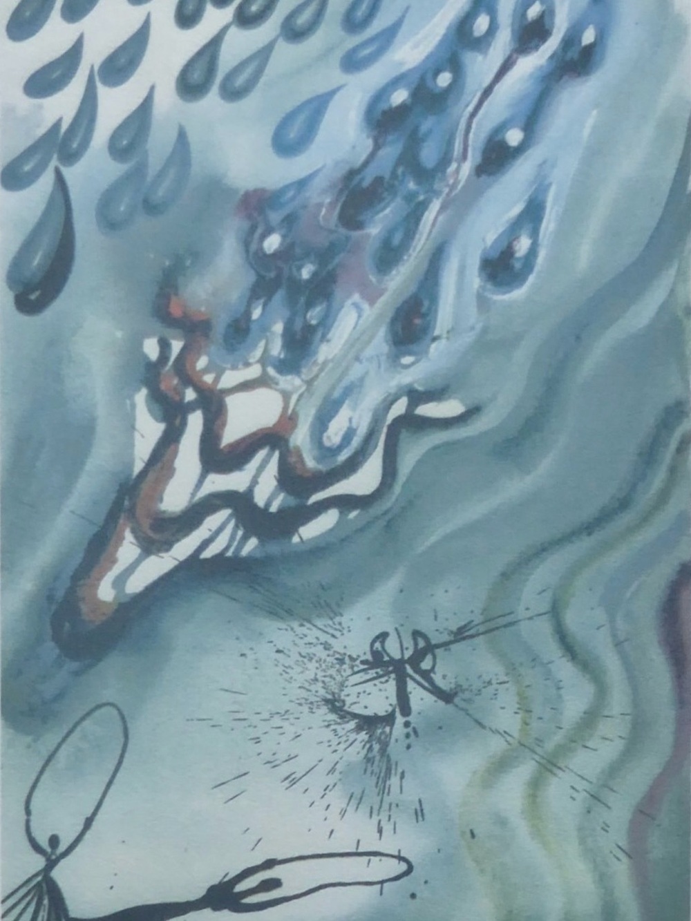 Salvador Dali canvas print Alice in Wonderland 5/13 30x40cms
